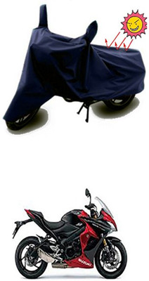 Auto Age Two Wheeler Cover for Suzuki(Blue)