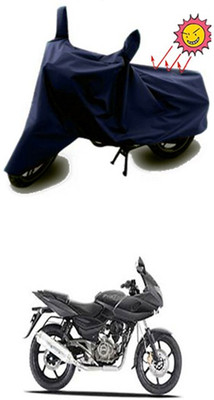 Auto Age Two Wheeler Cover for Bajaj(Blue)