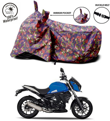 SEBONGO Waterproof Two Wheeler Cover for Mahindra(Mojo UT 300, Multicolor)