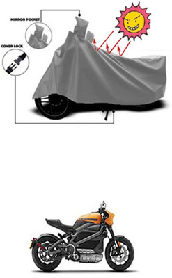 Auto Age Two Wheeler Cover for Harley Davidson(Grey)