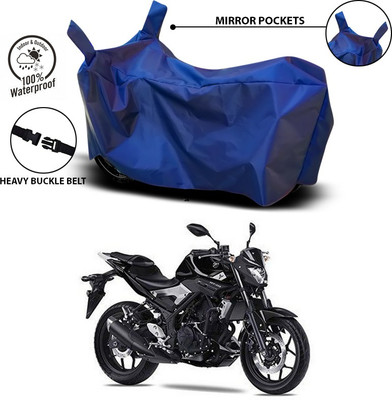 ANTHUB Waterproof Two Wheeler Cover for Yamaha(MT 9, Blue)