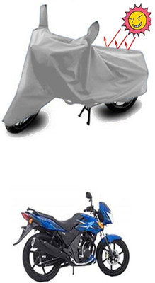 ZTech Two Wheeler Cover for TVS(Flame SR125, Silver)