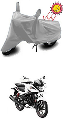 Auto Age Two Wheeler Cover for Hero(Silver)