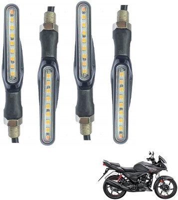 AuTO ADDiCT Front, Side, Rear LED Indicator Light for Hero Ignitor(Yellow)