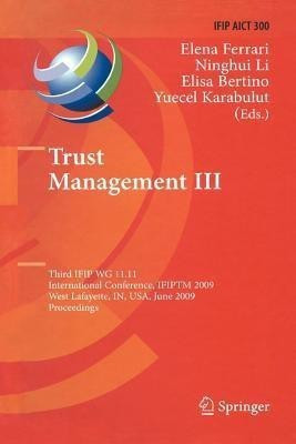 Trust Management III(English, Paperback, unknown)