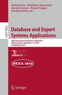 Database and Expert Systems Applications(English, Paperback, unknown)