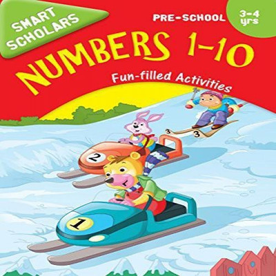 Smart Scholars Pre-School Numbers 1-10(English, Paperback, Om Books Editorial Team)