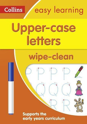 Upper Case Letters Age 3-5 Wipe Clean Activity Book(English, Other book format, Collins Easy Learning)