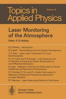 Laser Monitoring of the Atmosphere(English, Paperback, unknown)