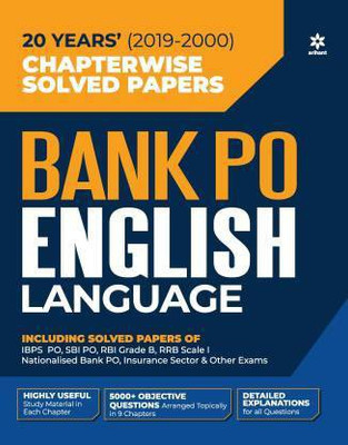 Bank Po English Language Solved Papers(English, Paperback, unknown)