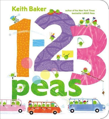 1-2-3 Peas(English, Board book, Baker Keith)