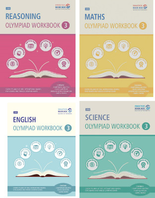 SBB Reasoning, Maths, Science and English Olympiad Workbook Combo - Class 3(Paperback, Swastick Book Box)