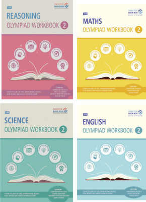 SBB Reasoning, Maths, Science and English Olympiad Workbook Combo - Class 2(Paperback, Swastick Book Box)