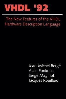 VHDL'92(English, Paperback, Berge Jean-Michel)