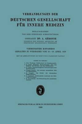 Verhandlungen der Deutschen Gesellschaft fuer Innere Medizin(German, Paperback, unknown)