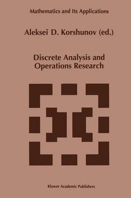 Discrete Analysis and Operations Research(English, Paperback, unknown)