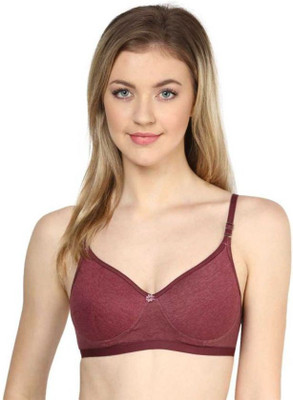 DRAXSTAR TRENDS Women Full Coverage Lightly Padded Bra(Maroon)
