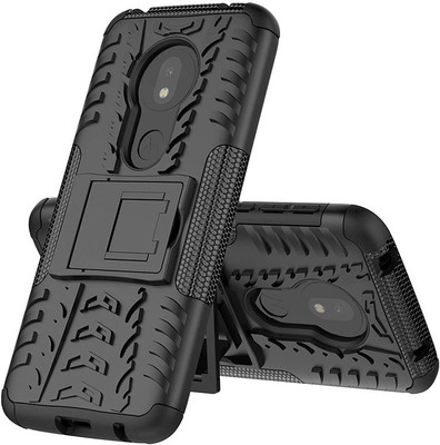 SmartPoint Bumper Case for Moto G7 Power(Black, Shock Proof, Pack of: 1)