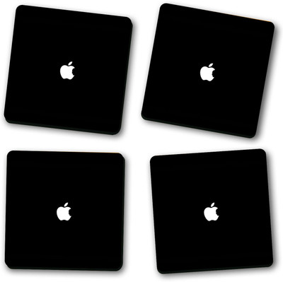 ARTBUG Square Wood Coaster Set(Pack of 4)