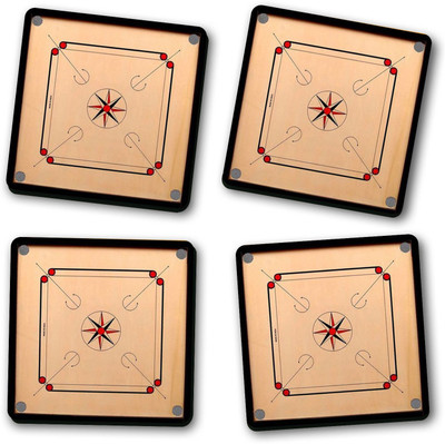Ashvah Square Wood Coaster Set(Pack of 4)