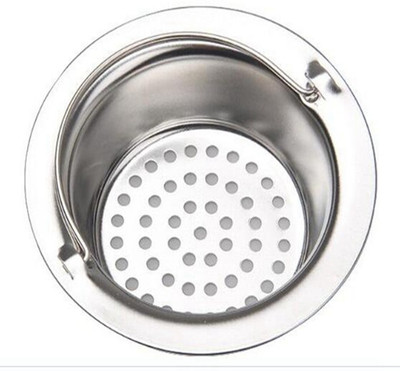 MobFest Kitchen Sink Stainless Steel Push Down Strainer(11 cm Set of 1)