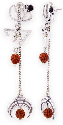 Voylla Voylla Aham Brahmasmi OM Drop Earrings Brass Drops & Danglers