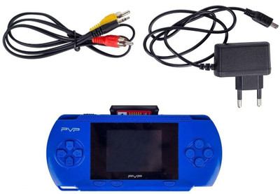 Clubics PVP Blue Video Game - Gaming Console for Kids (PVP-Blue) 1 GB with Super Mario, Contra(Blue)