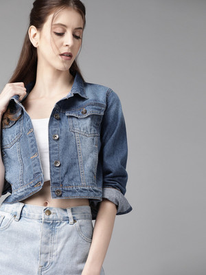 Roadster Full Sleeve Washed Women Jacket