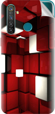 tiddler Realme 5 Pro Mobile Skin(Red)