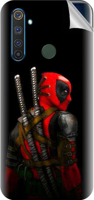 tiddler Realme Narzo 10 Mobile Skin(Black, Red)