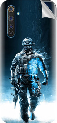 Snooky Realme X50 Pro Mobile Skin(Blue)