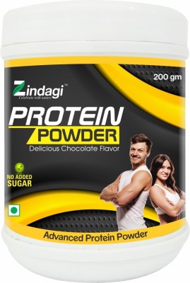 Zindagi Protein Powder For Adult With Stevia - Natural Health Supplement With Multivitamin Whey Protein(200 g, Chocolate)