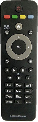 BhalTech Blu-Pay DVD Player Compatible with Blu-Pay DVD Philips Remote Controller(Black)