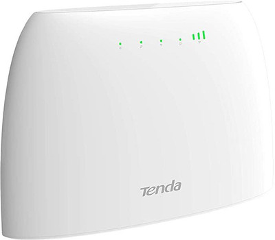 TENDA T4G03 300 Mbps Router (White, Dual Band)
