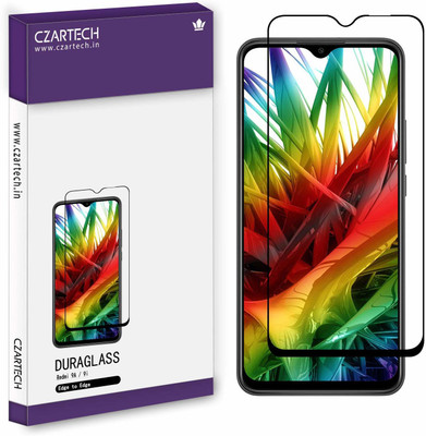 CZARTECH Edge To Edge Tempered Glass for Redmi 9i, Mi Redmi 9A, 9, C3, Poco M2(Pack of 1)