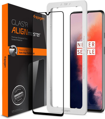 Spigen Tempered Glass Guard for OnePlus 7T(Pack of 1)