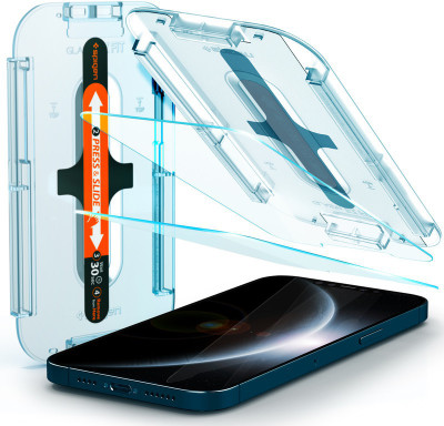 Spigen Tempered Glass Guard for iPhone 12 Pro Max(Pack of 2)