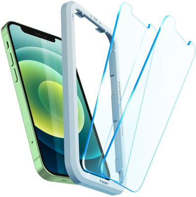 Spigen Tempered Glass Guard for iPhone 12 mini(Pack of 2)