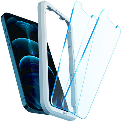 Spigen Tempered Glass Guard for iPhone 12 Pro Max(Pack of 2)