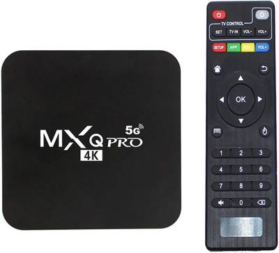 IC PLUS Premium Quality MXQ Pro 4K Android 10 TV Box with 2GB RAM/16GB ROM 64Bit Quad Core Processor Media Streaming Device  (Black)