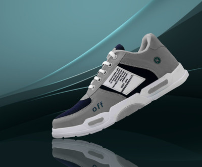 K' Footlance Running Shoes For Men(Grey)