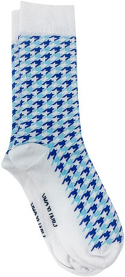 Mint and Oak Men Printed Mid-Calf/Crew