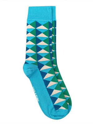 Mint and Oak Men Printed Mid-Calf/Crew