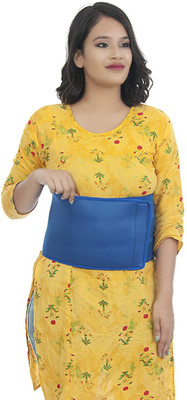 AuFlex Abdominal Belt for after delivery for Tummy Reduction-Compression Men & Women Back / Lumbar Support(Blue)