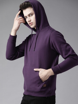 Roadster Full Sleeve Solid Men Sweatshirt