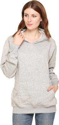 SHAUN Full Sleeve Solid Women Sweatshirt
