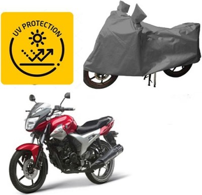 Motoworld Waterproof Two Wheeler Cover for Yamaha(SZ X, Grey)