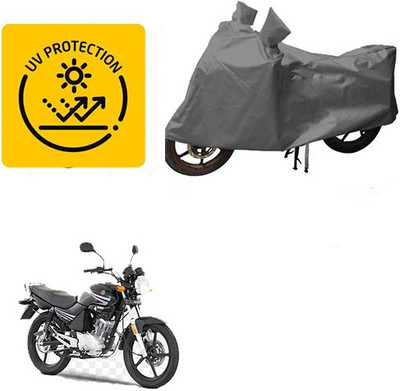 MOTOWORLD Waterproof Two Wheeler Cover for Yamaha(Libero, Grey)