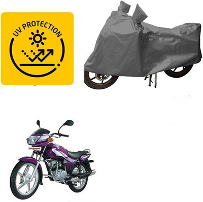 MOTOWORLD Waterproof Two Wheeler Cover for TVS(Max, Grey)