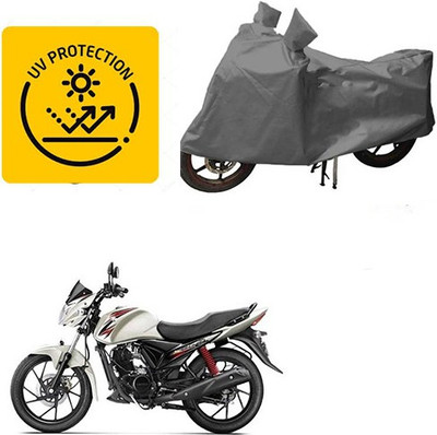 MOTOWORLD Waterproof Two Wheeler Cover for Suzuki(Sling Shot Plus, Grey)